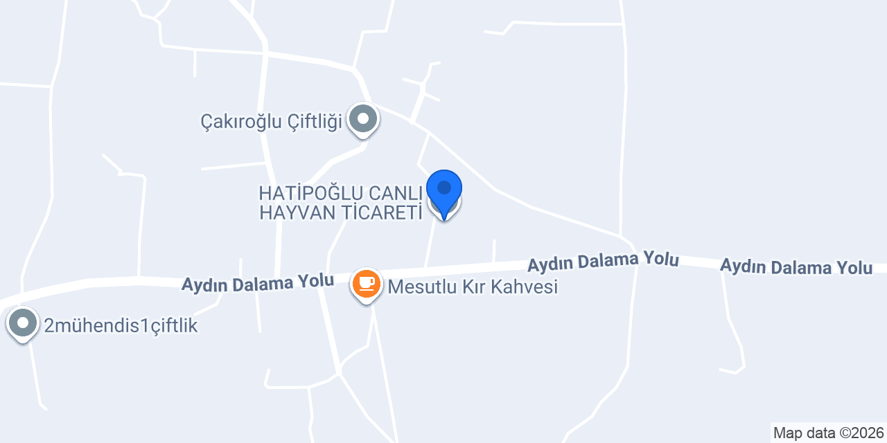 HATİPOĞLU CANLI HAYVAN TİCARETİ konumu