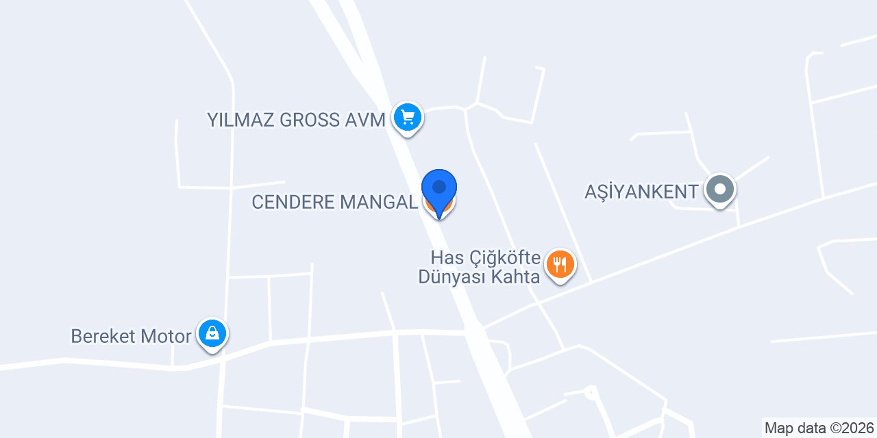 CENDERE MANGAL konumu