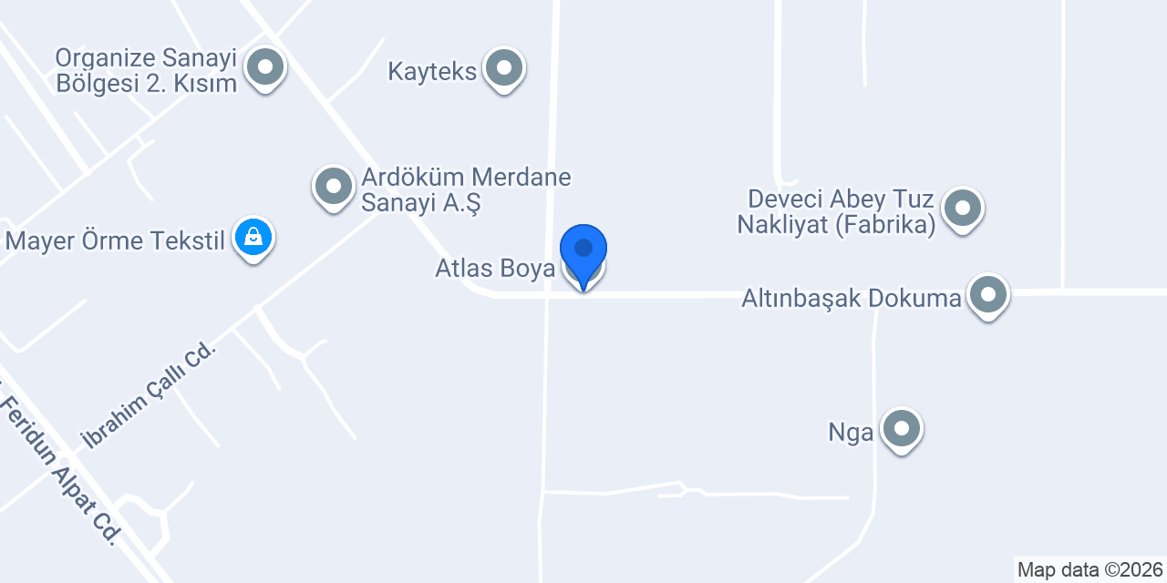Atlas Boya konumu