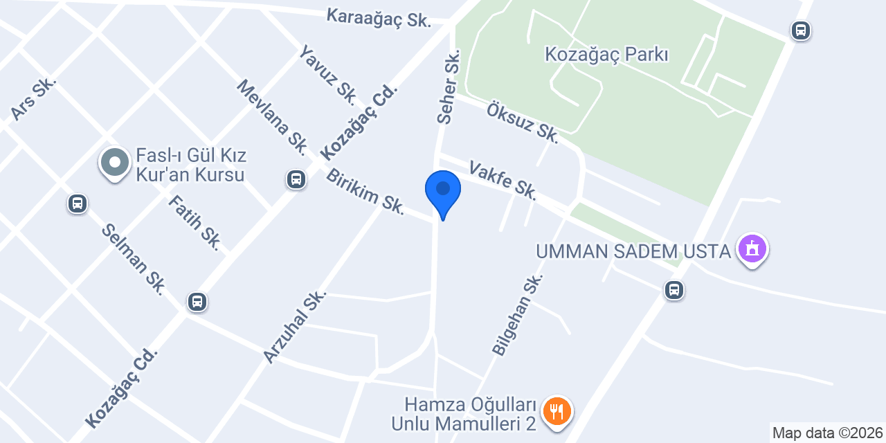 MTA Endüstriyel Elektrik konumu