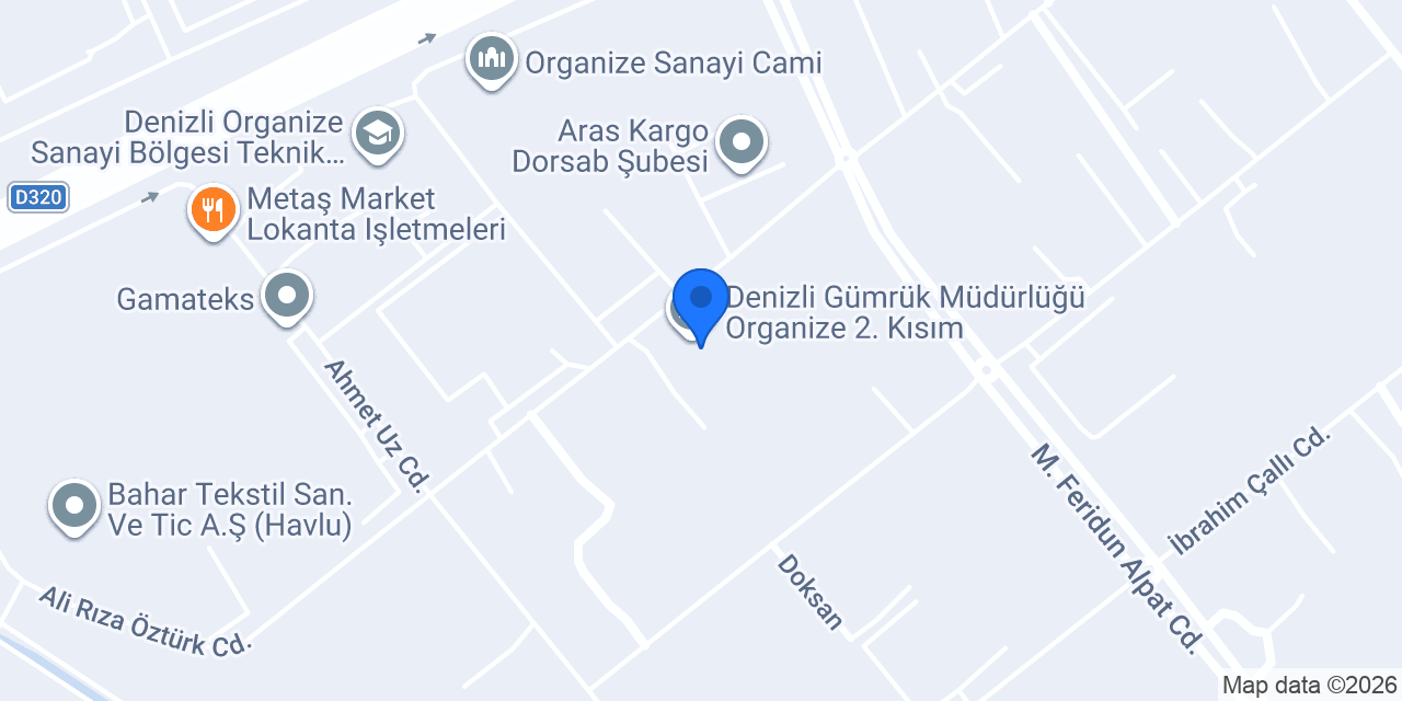 ZGK Gökşin Kimya konumu