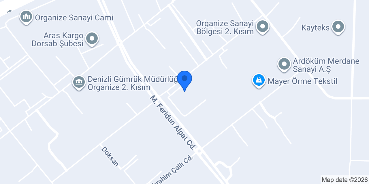 Azim Tekstil San.Tic. Ve Paz.Ltd.Şti konumu