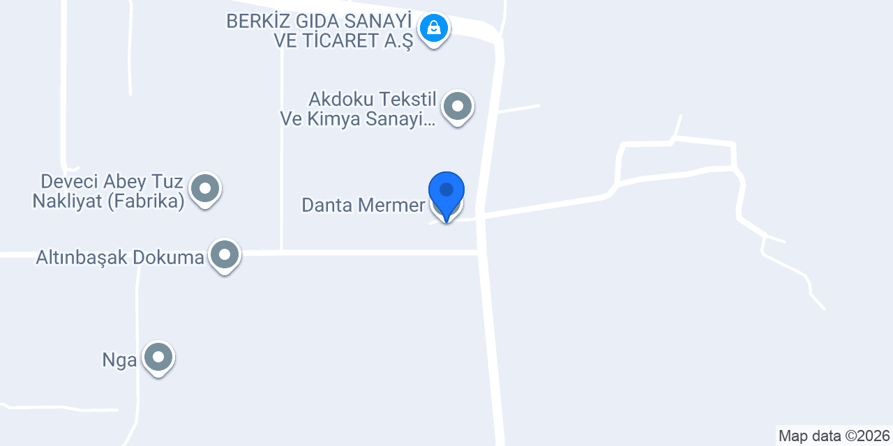 Danta Prefabrik konumu