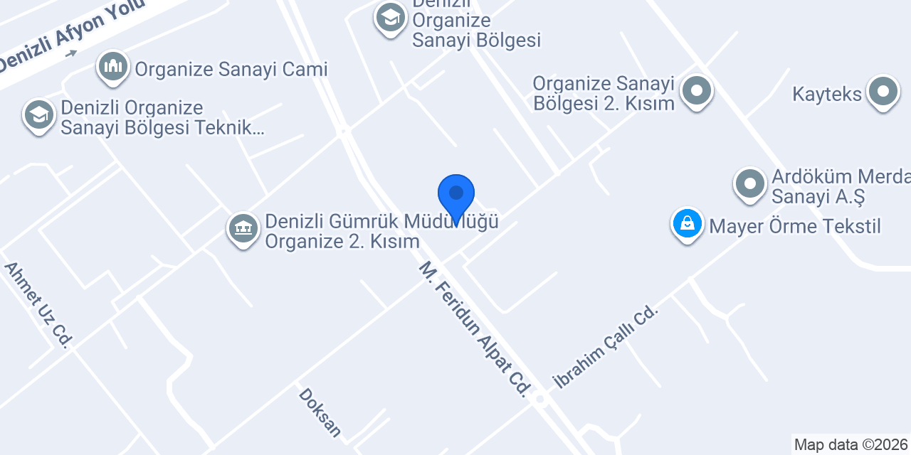 Nilkaya Tekstil konumu