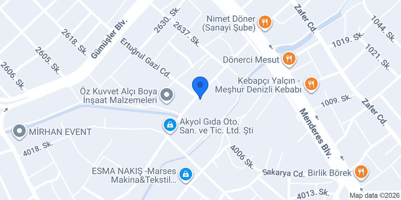 Nehir Dokuma / Niltürk Tekstil konumu