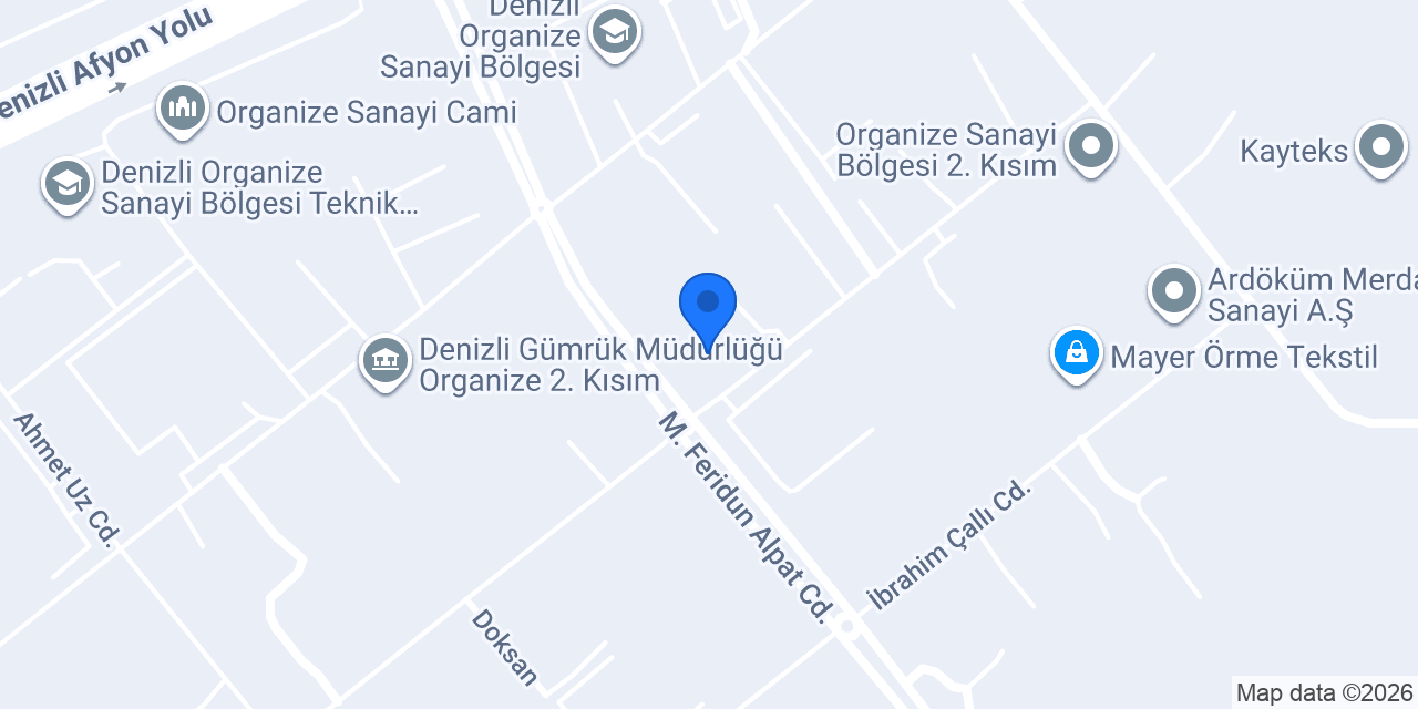 PARS DOKUMA SAN. VE TİC. LTD. ŞTİ. konumu