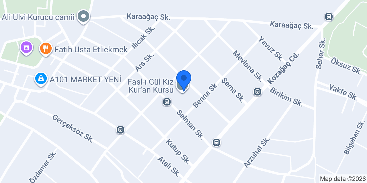 Fasl-ı Gül Kız Kur'an Kursu konumu