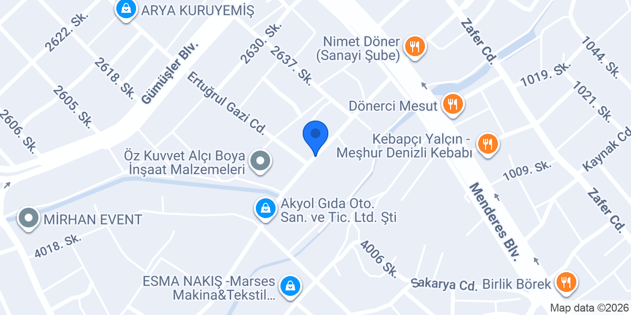 Aktif İnşaat konumu
