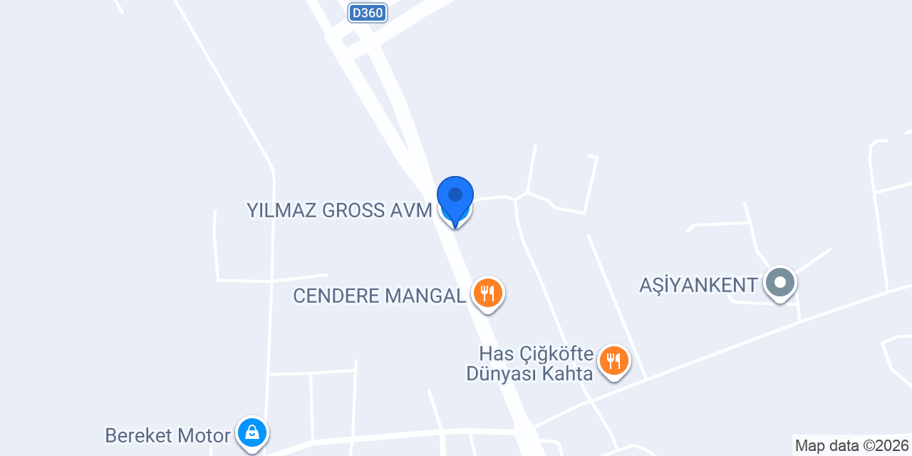 YILMAZ GROSS AVM konumu