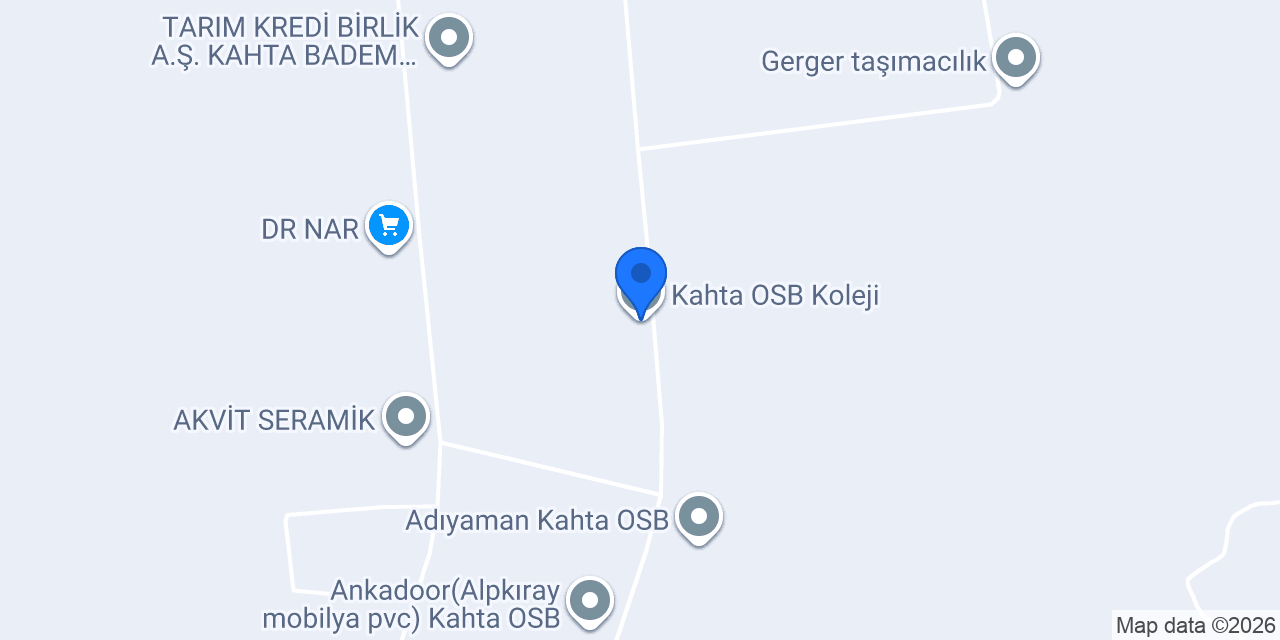 Kahta OSB Koleji konumu