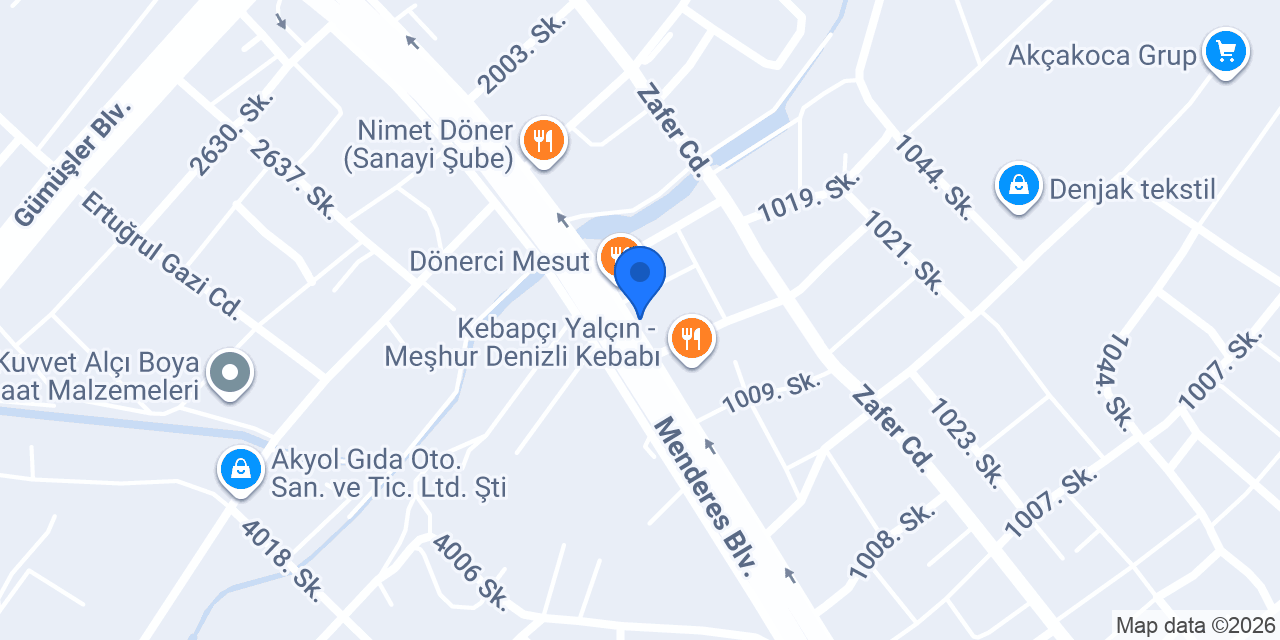 DS SERVICE Denizli konumu
