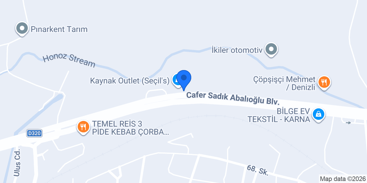 PROSİN (PRO&SİN) TEKSTİL konumu