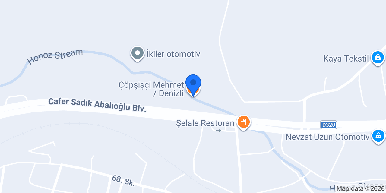 Çöpşişçi Mehmet / Denizli konumu