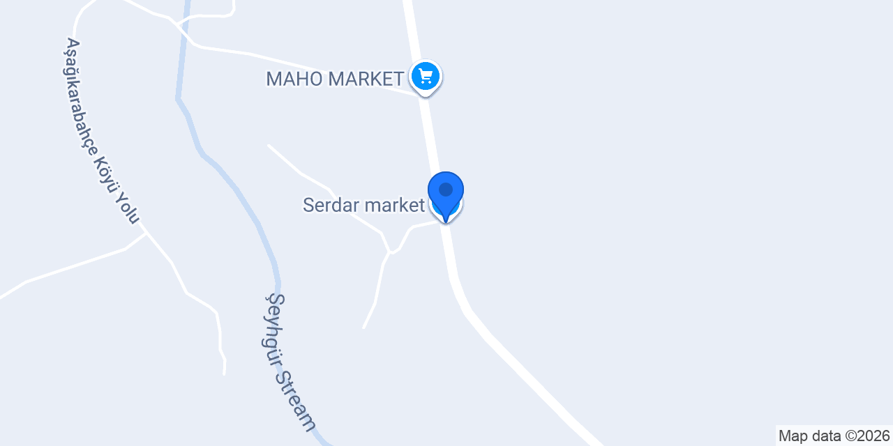 Serdar market konumu