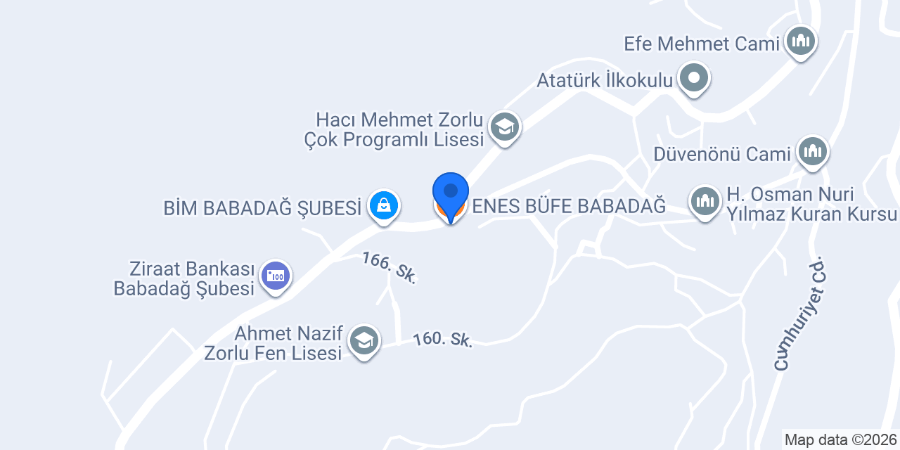 ENES BÜFE konumu