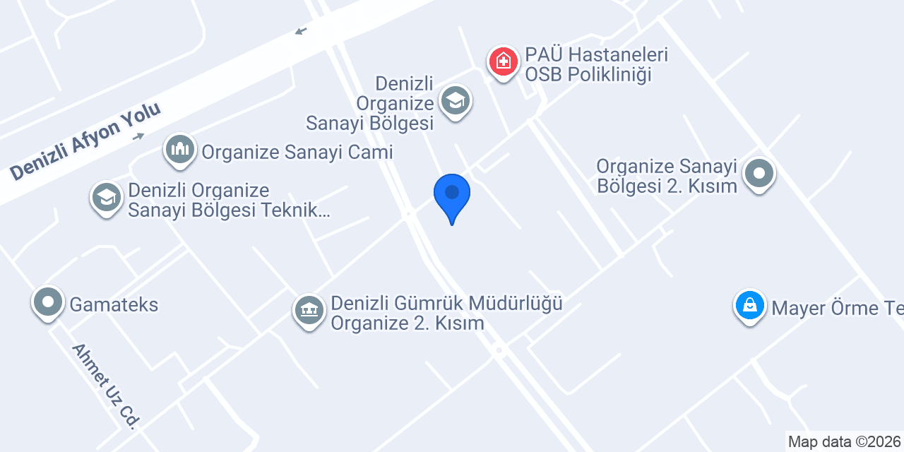 Erteks Tekstil konumu