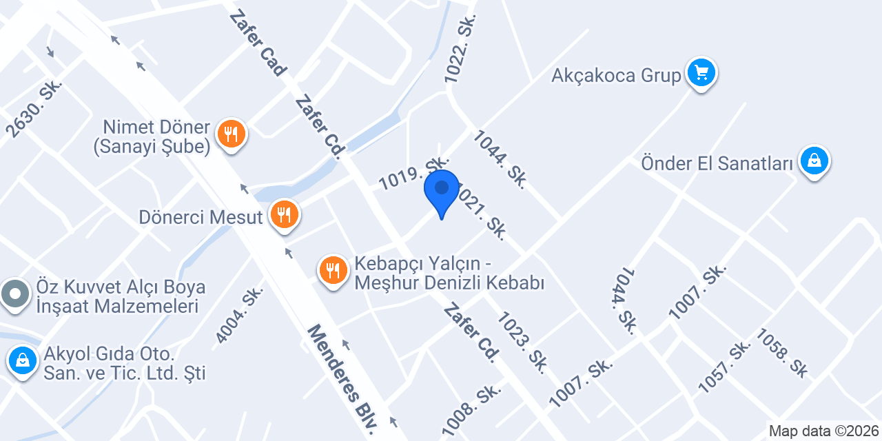 Tanrıöğen Mobilya konumu