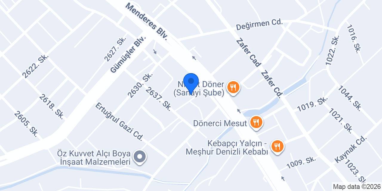 Çağan Mobilya Dekorasyon konumu