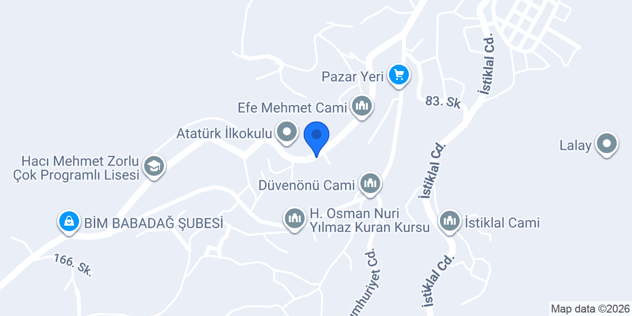 Özteras Babaoğlu Park Restaurant konumu