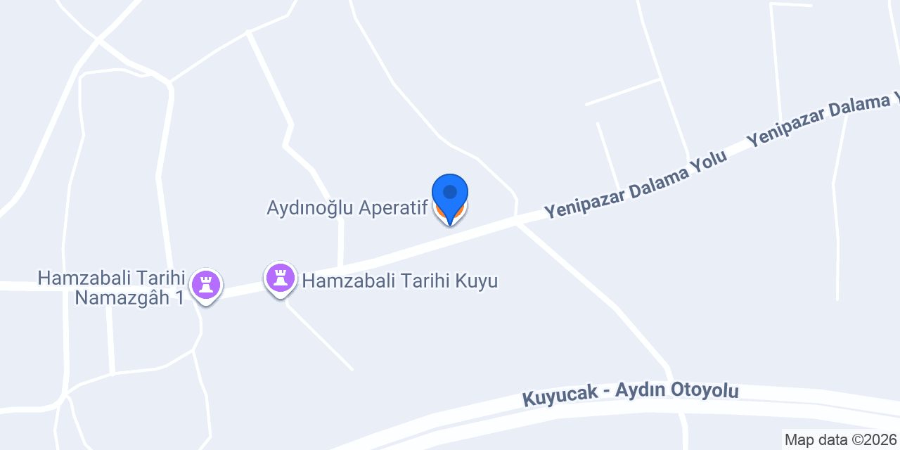 Aydınoğlu Aperatif konumu