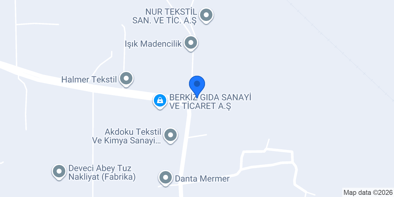 DANTA PREFABRİK Betonarme Yapı San. konumu