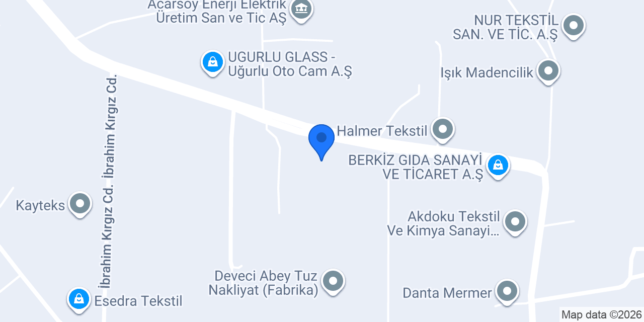 ÇAĞDAŞ DOKUMA SAN. VE TİC.LTD.ŞTİ konumu