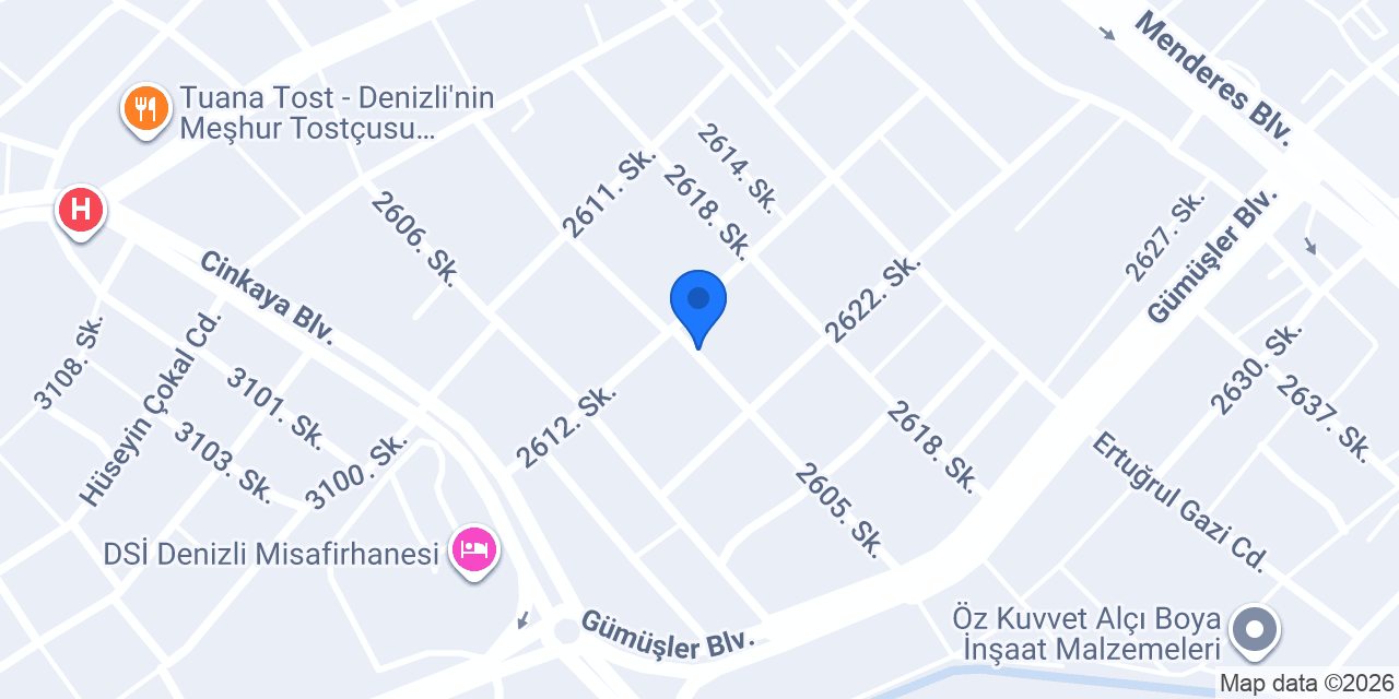 AKTEKS TEKSTİL konumu