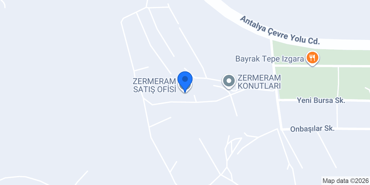 ZERMERAM SATIŞ OFİSİ konumu