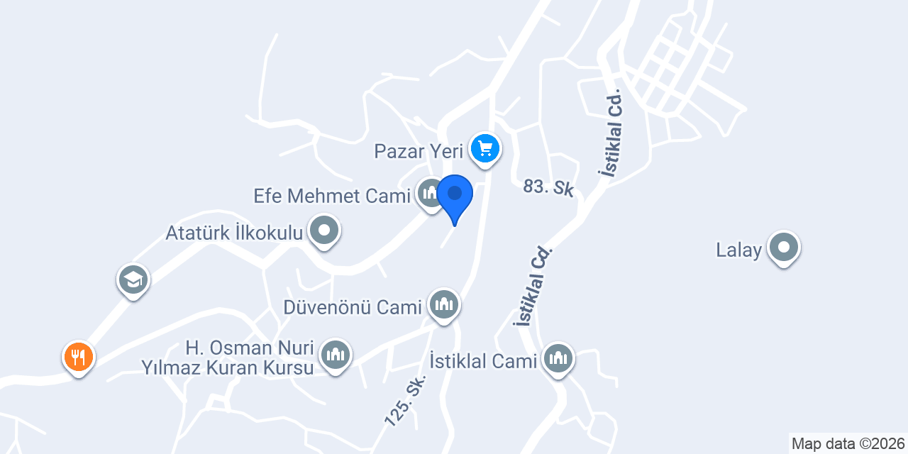 Güneş Berber salonu konumu