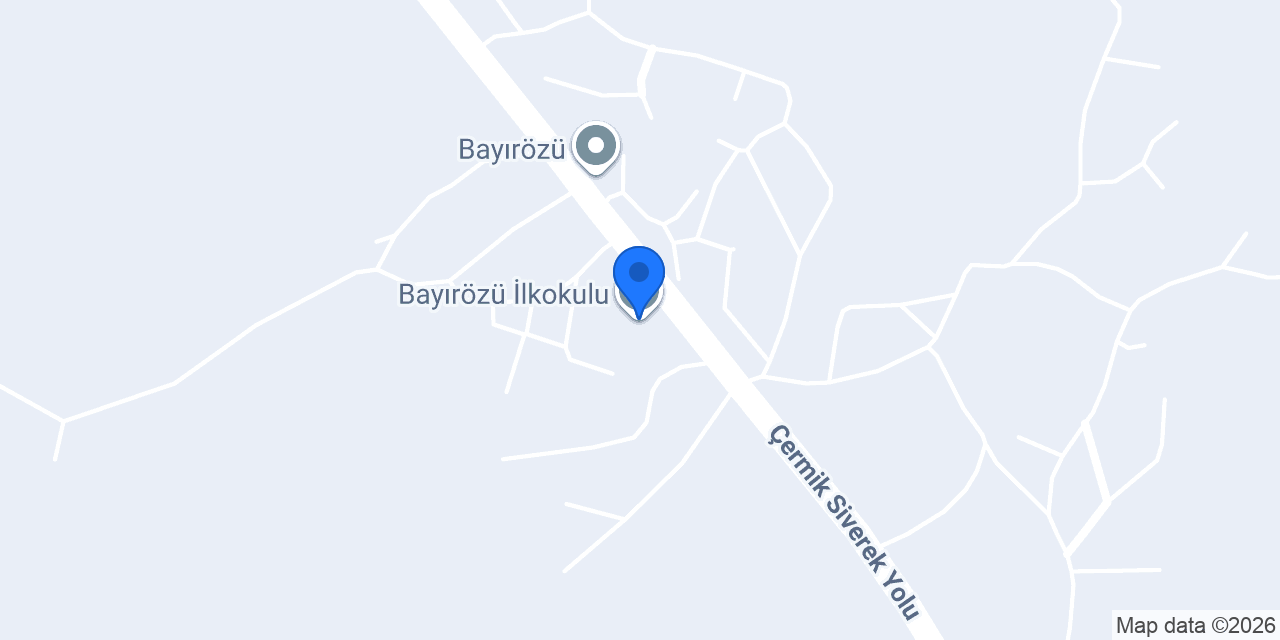 Bayırözü İlkokulu konumu