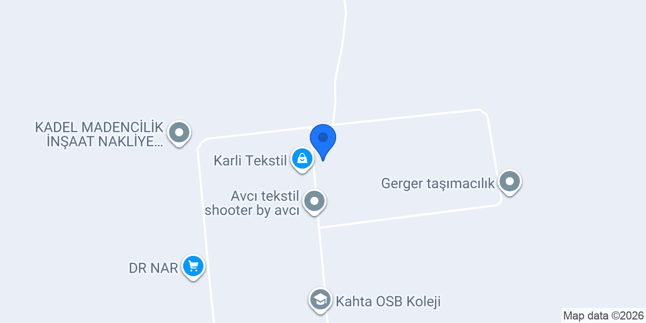 Öz Yağız Tekstil konumu