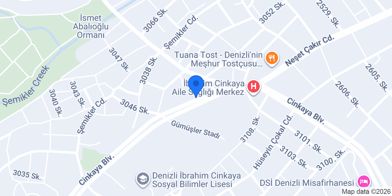 Ata Ekmek & AVM - Sahrapark Şubesi konumu