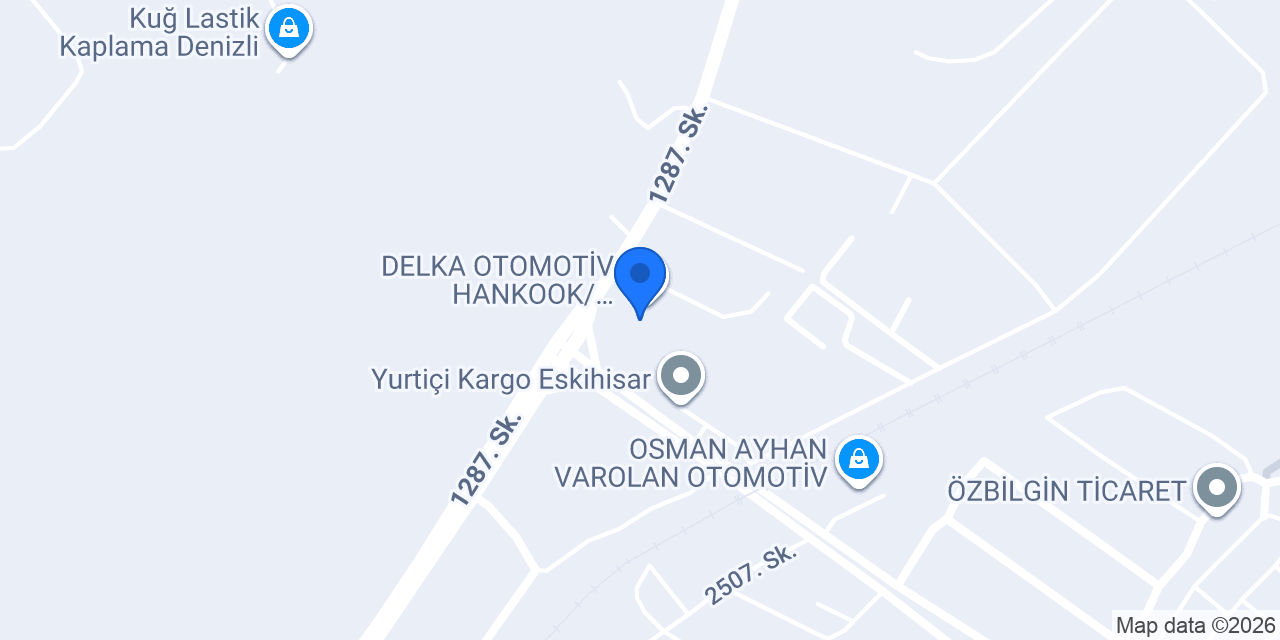 Eka Lastik Otomotiv konumu