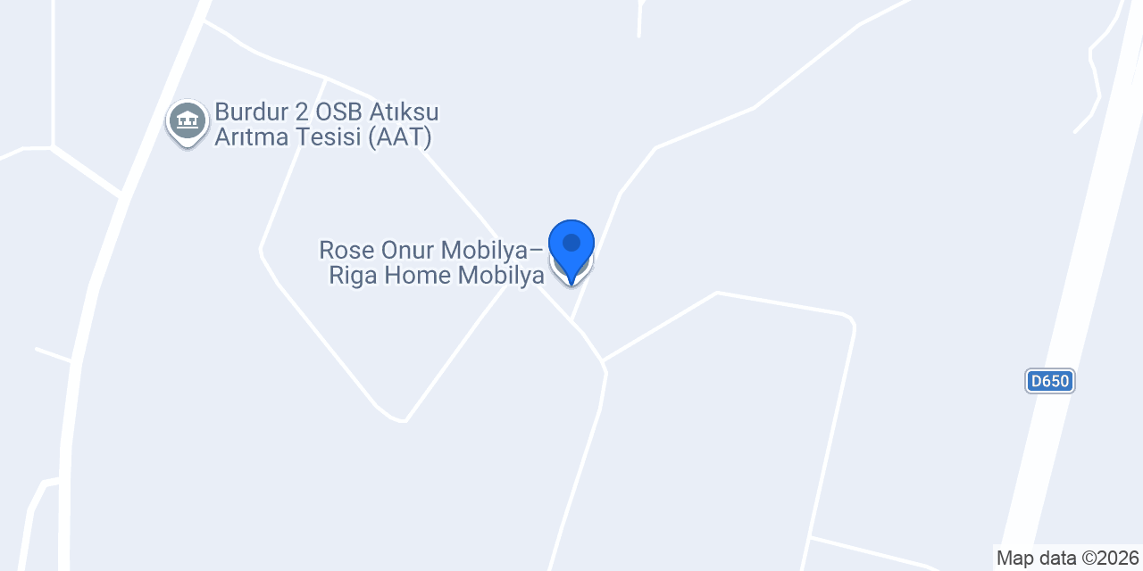 Rose Onur Mobilya–Riga Home Mobilya konumu