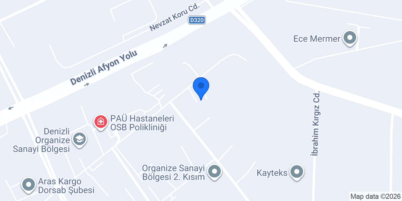 FRD Tekstil konumu