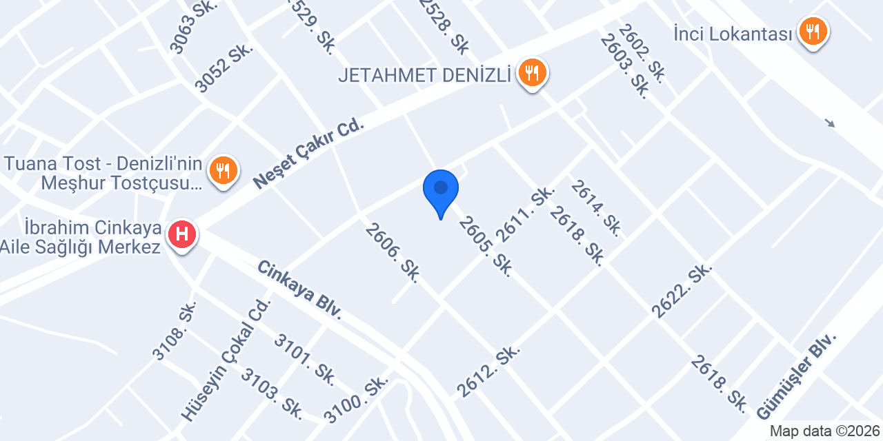 Denizli Endüstriyel Kimya konumu