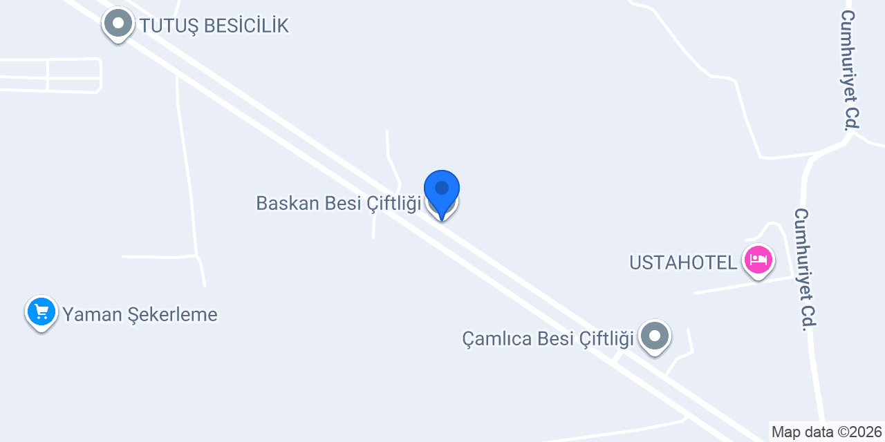 Baskan Besi Çiftliği konumu