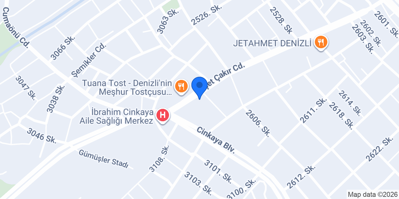 Sena Pide Restaurant konumu