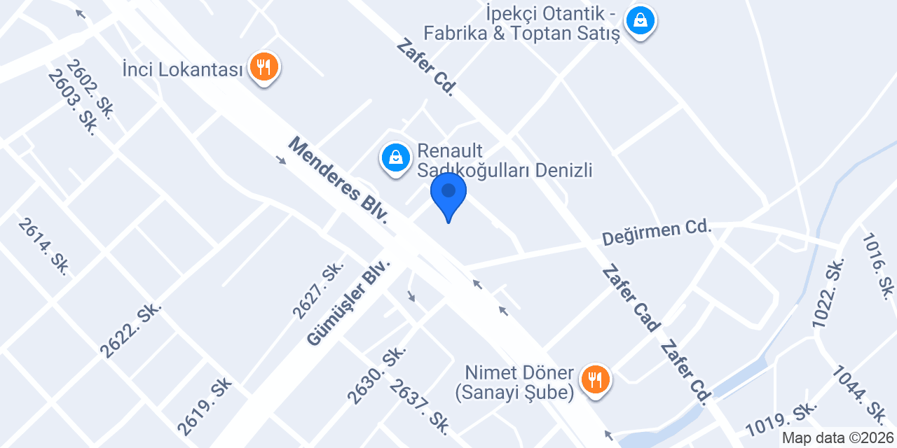 Otodrom Motorlu Araçlar konumu