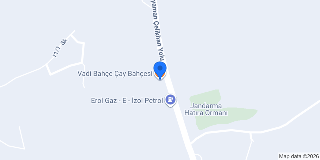 Vadi Bahçe Çay Bahçesi konumu