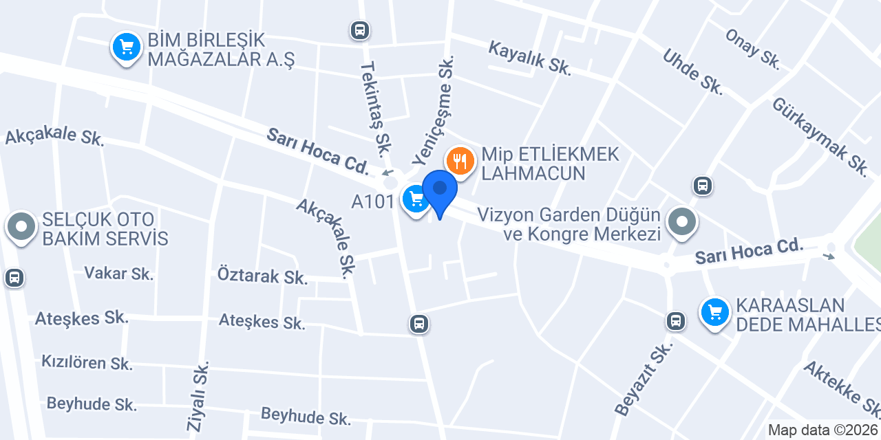 Serap Nergiz Eczanesi konumu