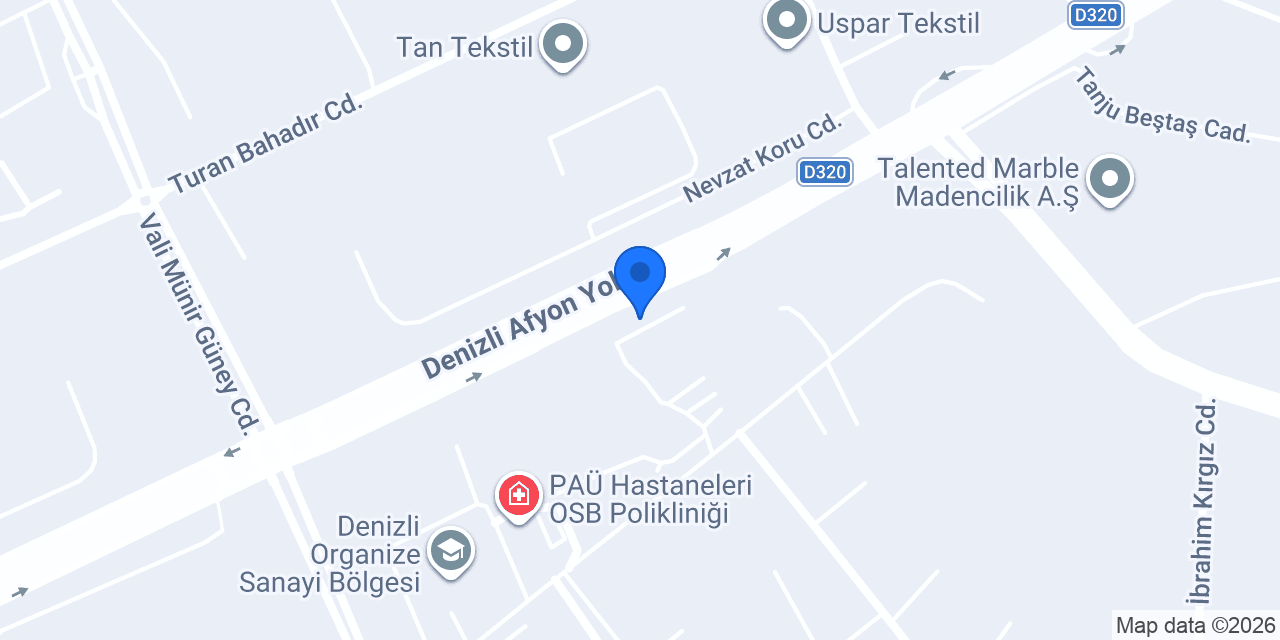 Optimum Traverten Mermer Sanayi konumu