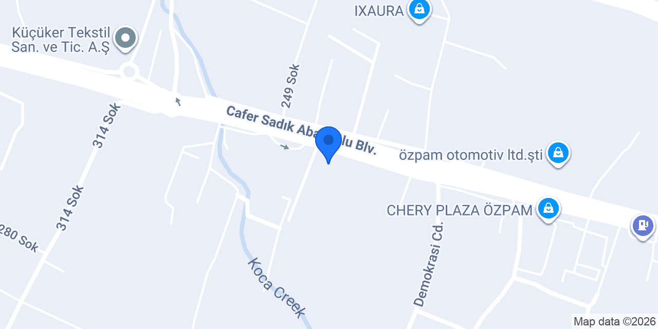 Yonga Mobilya A.Ş. konumu
