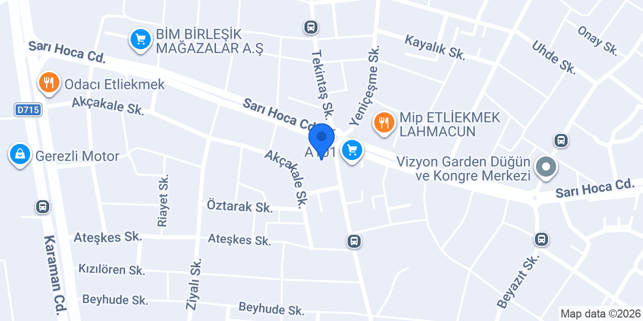 Karaaslan Pelit Eczanesi konumu