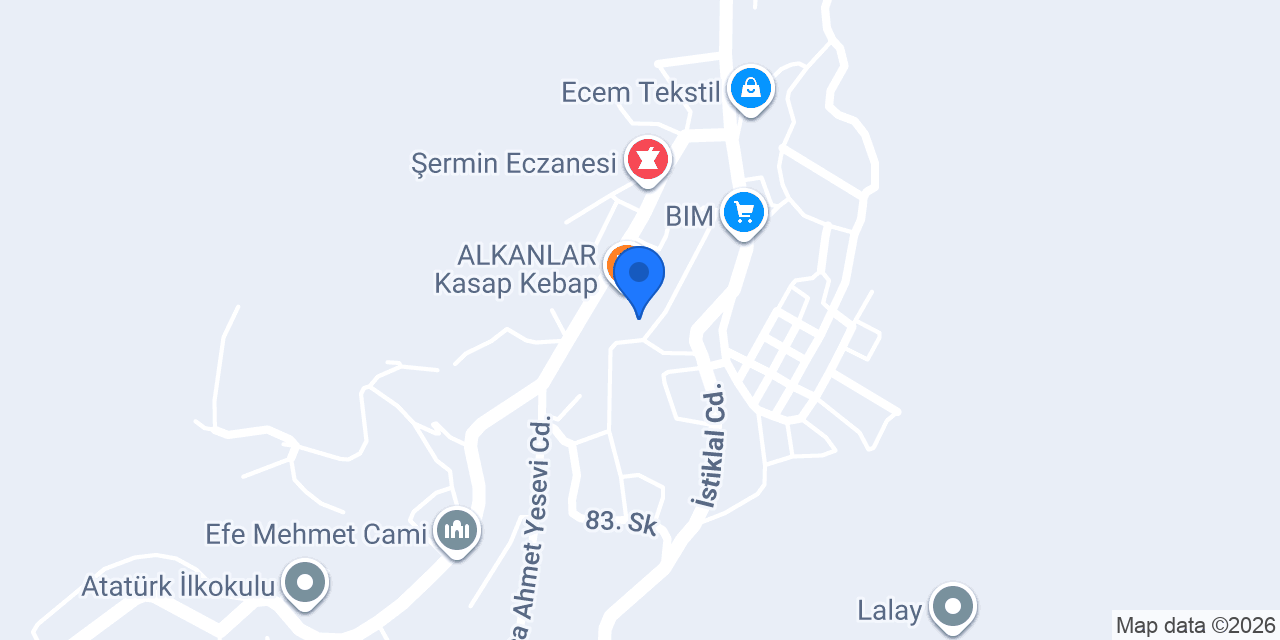 Babadağ Belediyesi konumu