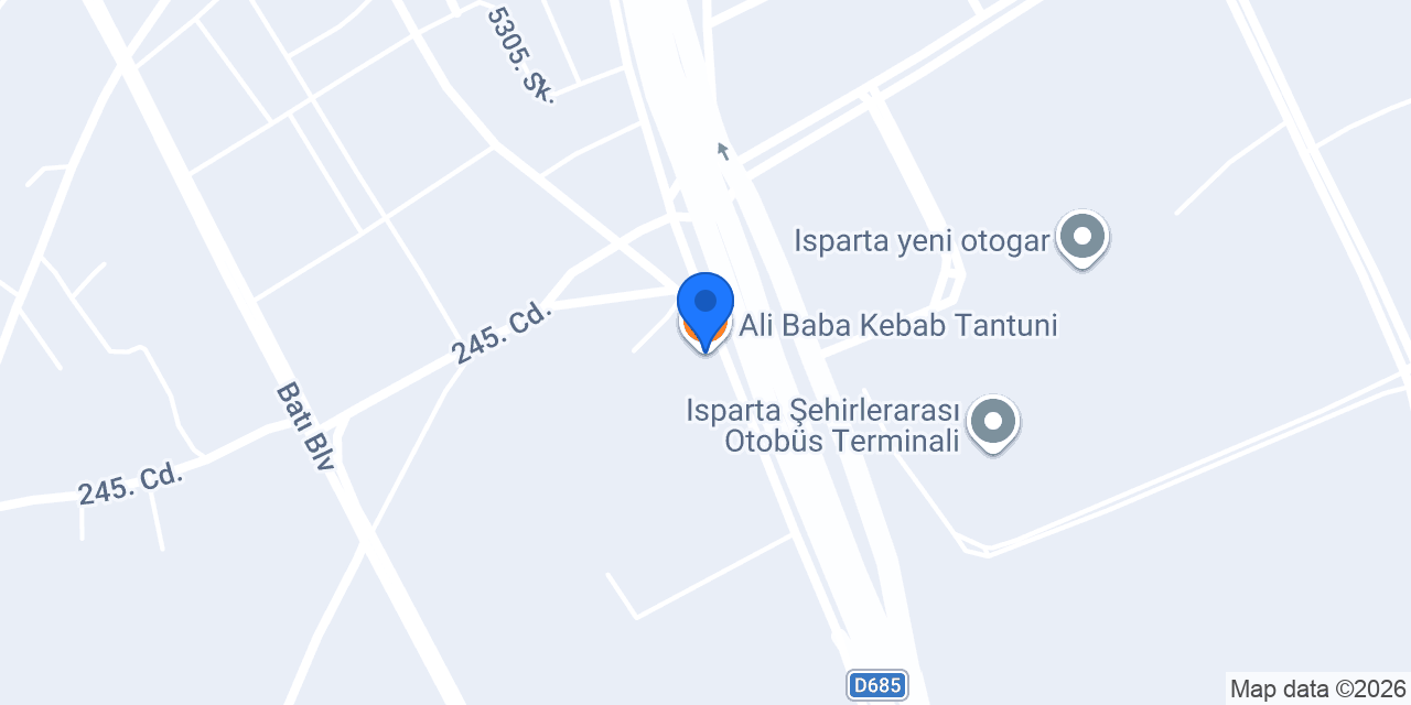Ali Baba Kebab Tantuni konumu
