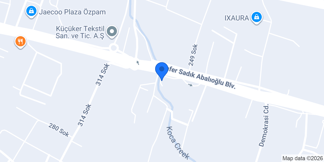 Denizli Vatan Prefabrik konumu