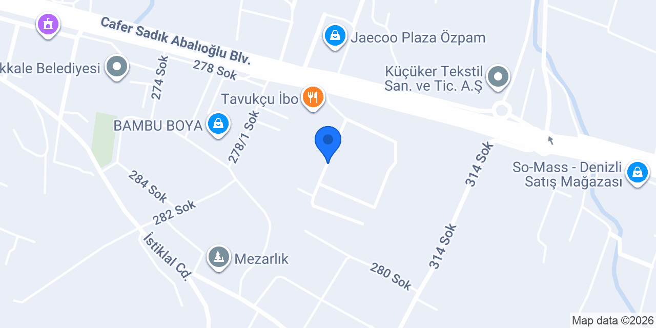 TRDEKOR Tasarım ve Mobilya konumu