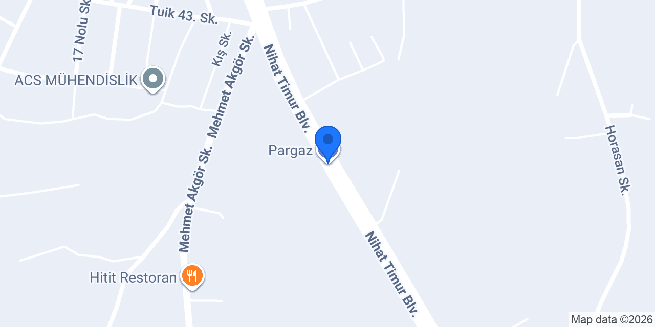 Pargaz konumu