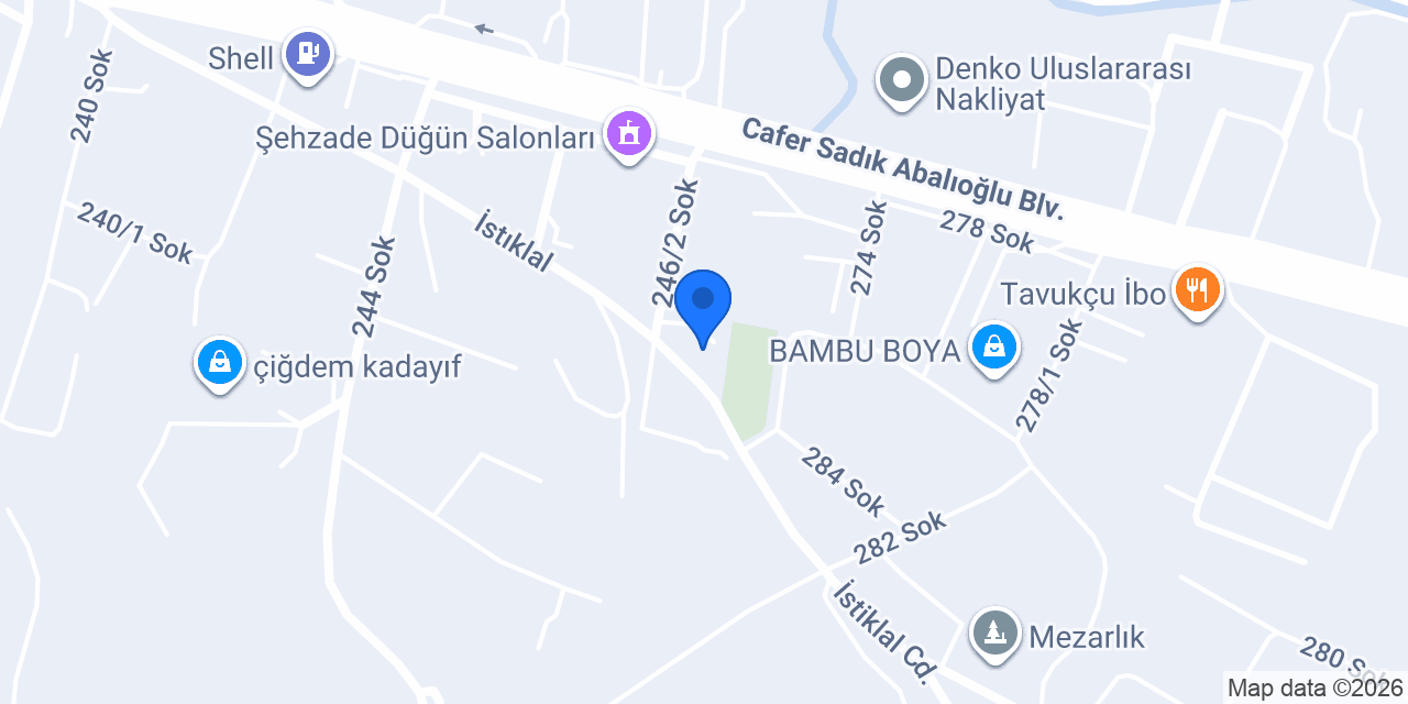 Akhan İtfaiye İstasyonu konumu